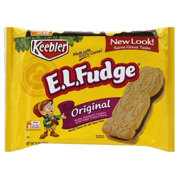 Keebler E.L Fudge Elfwich Original Cookies 13.6 oz.