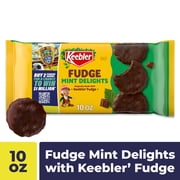 Keebler Fudge Mint Delights, Mint Cookies Dunked in Keebler Fudge, 10 oz