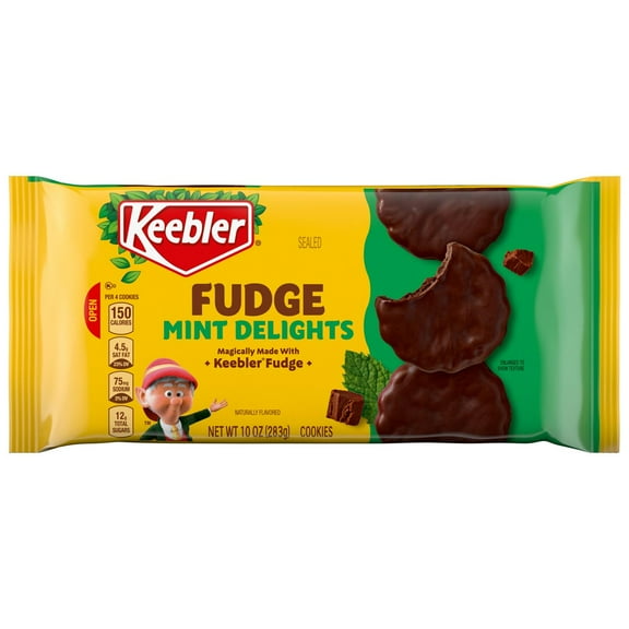 Keebler Fudge Mint Grasshopper Cookies