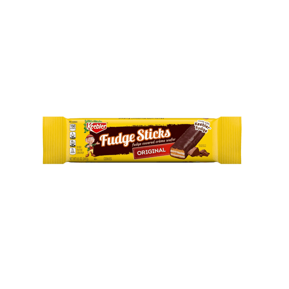 Keebler Fudge Sticks, Creme Wafer Dunked in Keebler Fudge, 1 Count, 8.5 oz