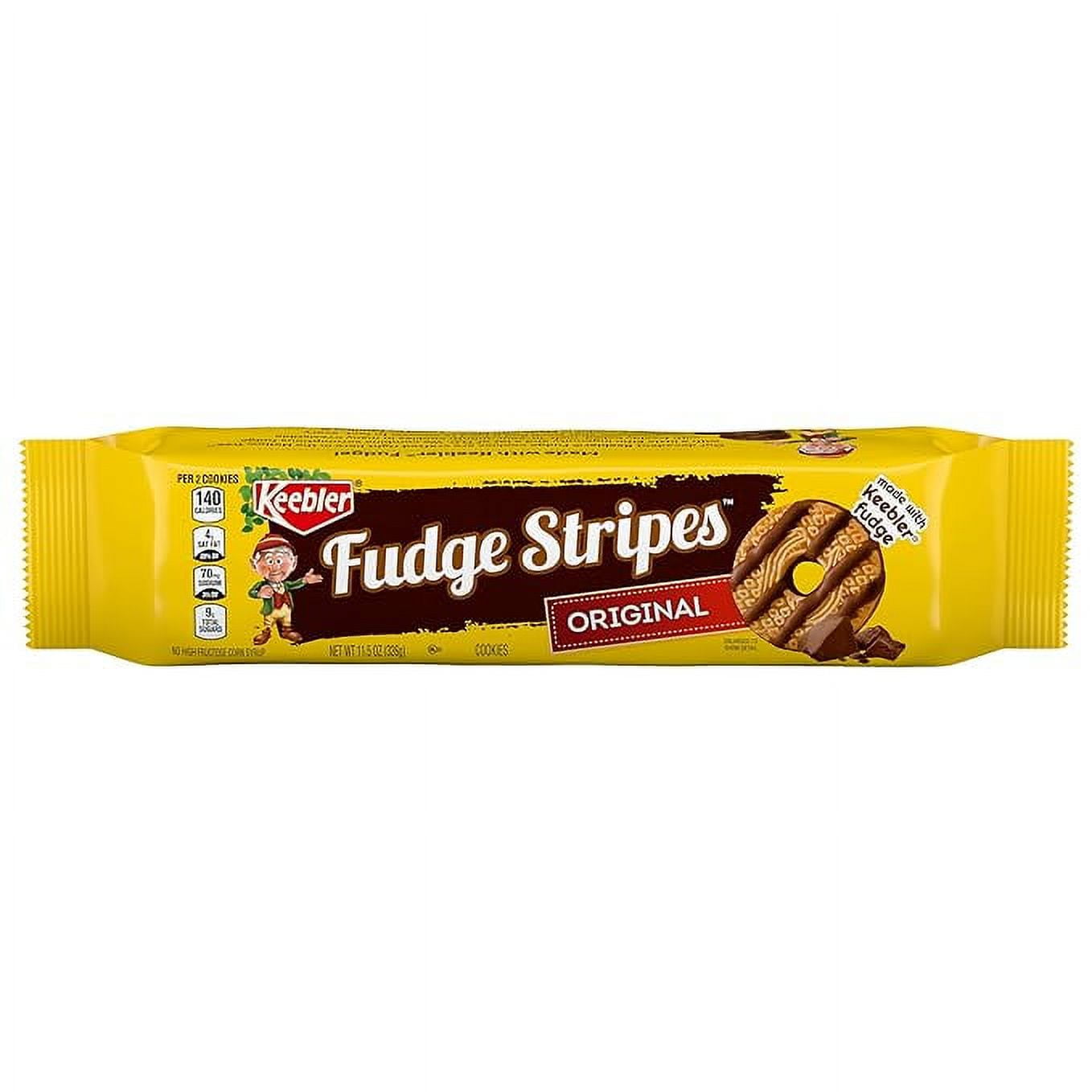 Keebler Fudge Stripes Cookies, Original, 11.5oz
