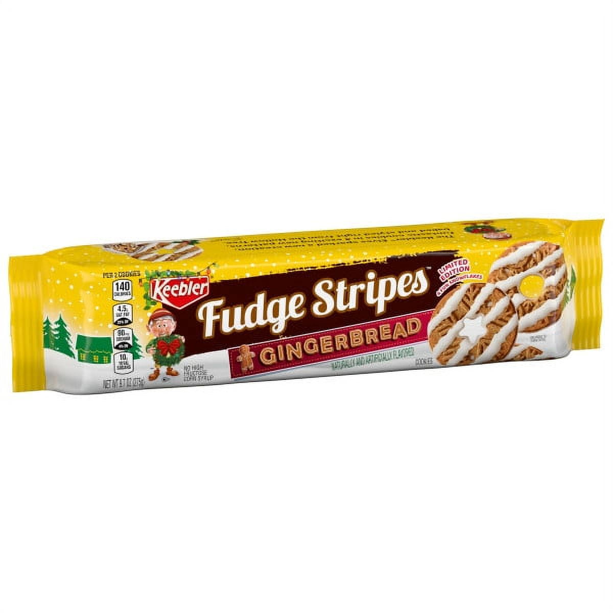 Keebler Fudge Stripes Gingerbread Cookies 9.7oz