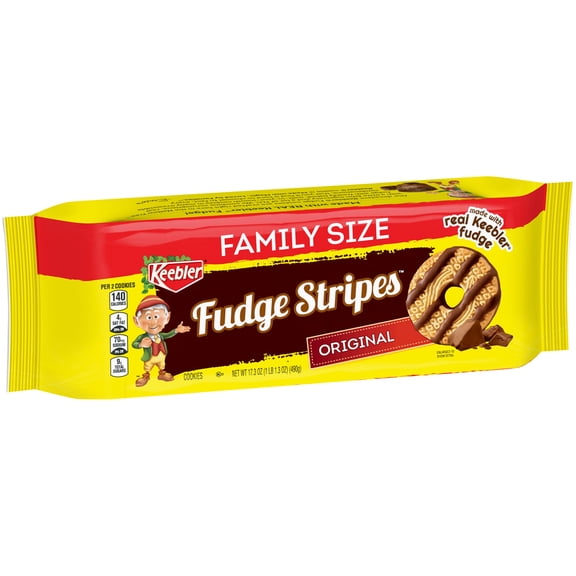 Keebler Fudge Stripes Original Cookies, 17.3 Oz.