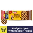thumbnail image 1 of Keebler Fudge Stripes, Original Shortbread Cookies Coated in Keebler Fudge, Family Size 17.3 oz, 1 of 15