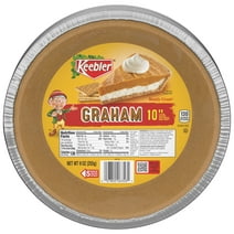 Keebler Graham Cracker Pie Crust 10 inch Tin, 9oz