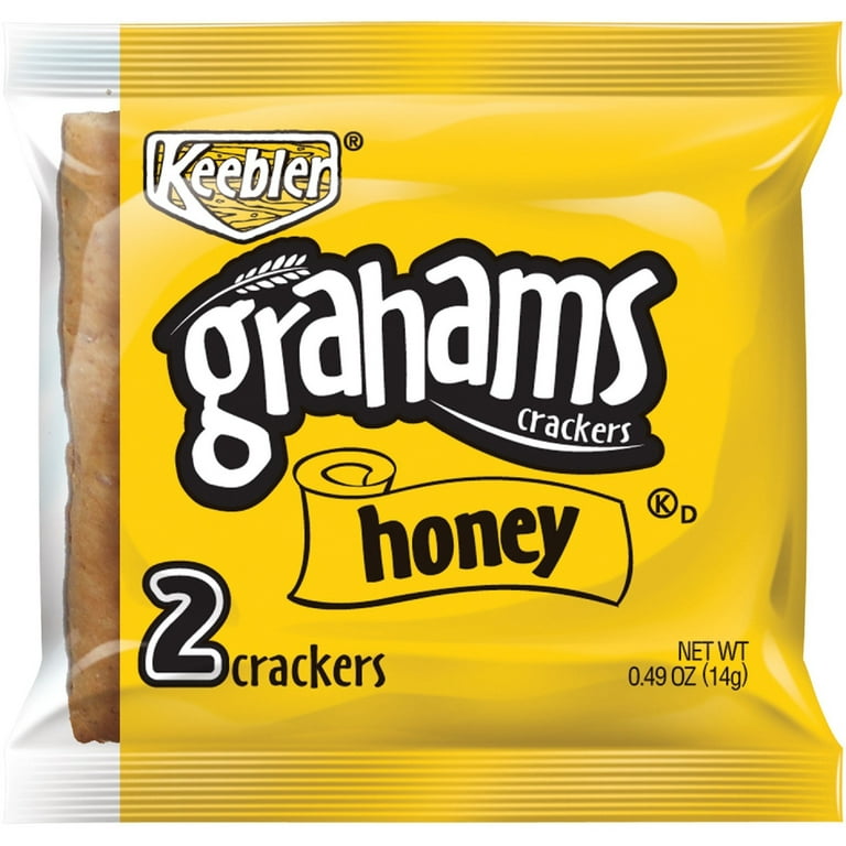 Honey Grahams Crackers, 0.49 oz Bag, 200/Carton Honey Grahams Crackers, 0.49 oz Bag, 200/Carton
