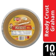 Keebler Ready Crust 10-Inch Graham Cracker Pie Crust, Premade Pie Crust For Baking And No-Bake, 9 oz
