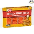 Keebler Sandwich Crackers, Cheese and Peanut Butter, 11oz Tray (8 Packs