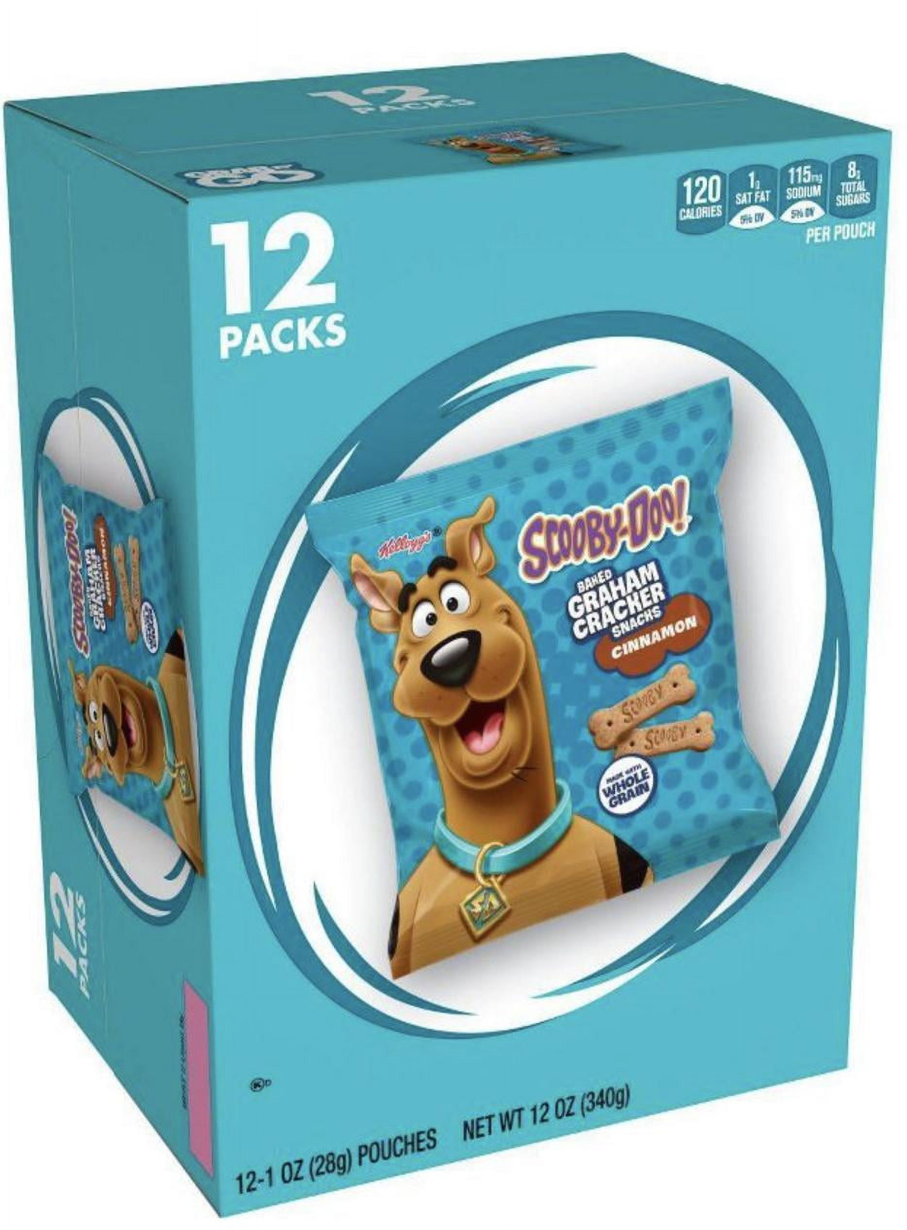 Keebler ScoobyDoo! Cinnamon Baked Graham Cracker Sticks 12ct