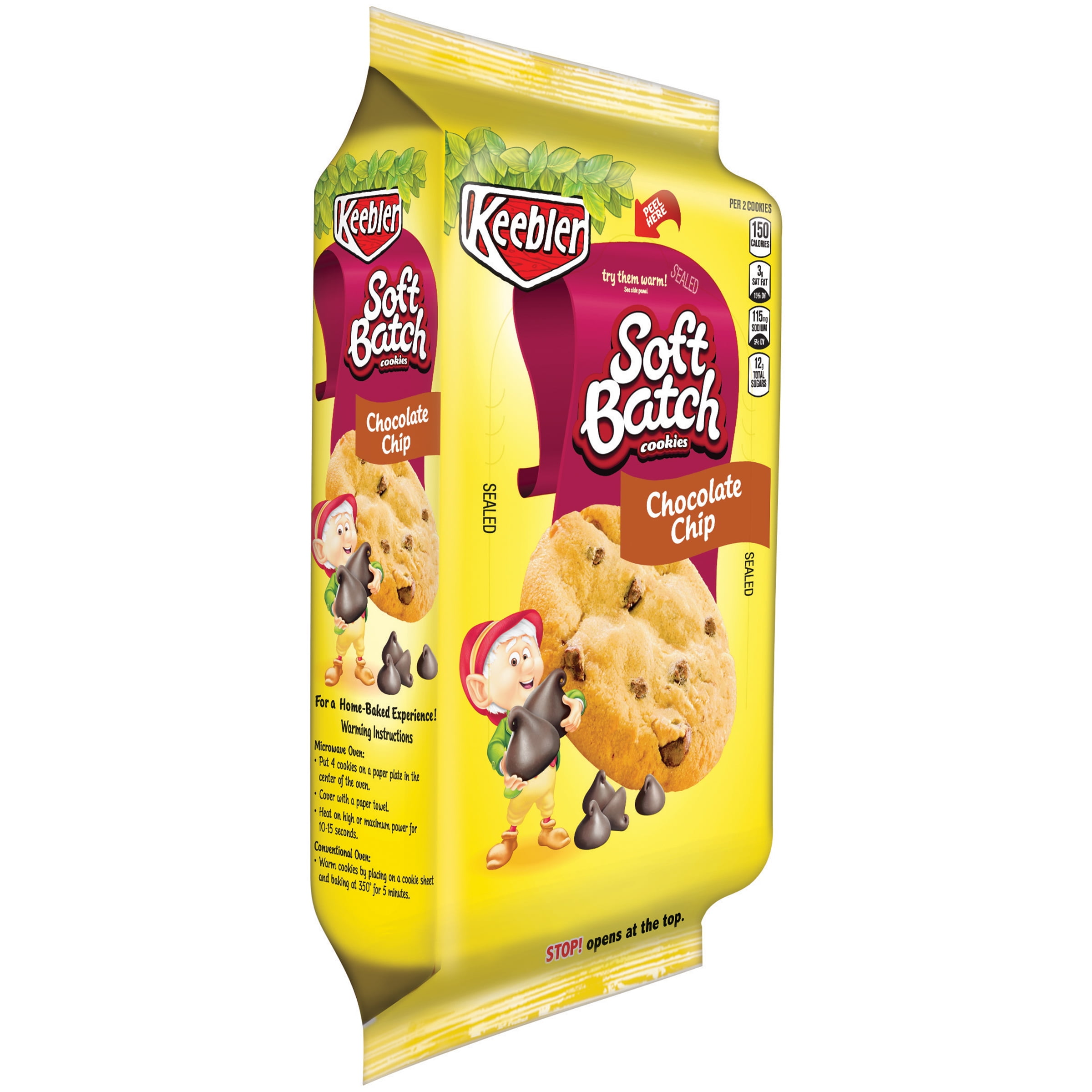 Keebler Soft Batch Chocolate Chip Cookies, 12 Oz. - Walmart.com