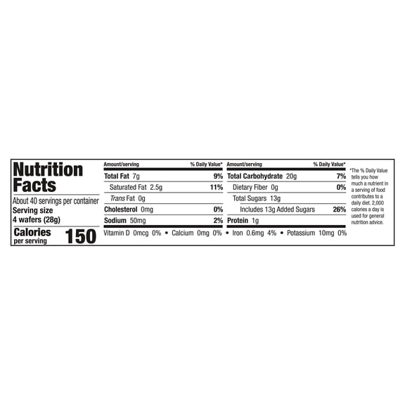 Keebler Strawberry Sugar Wafers, 4.4 oz - Crispy, Sweet Snack Cookies 9 Count