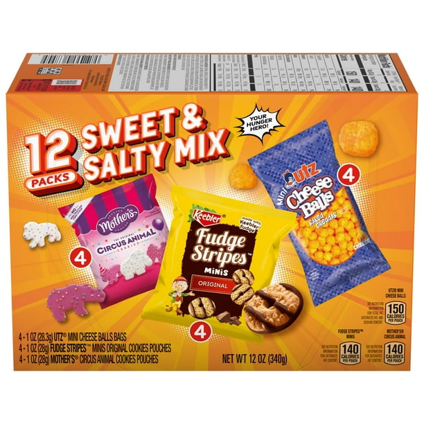 Keebler Sweet & Salty Variety Snacks Packs 12ct - youth services supplies