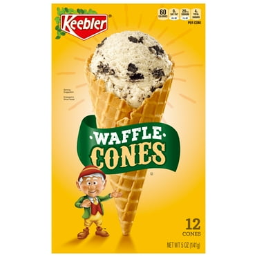 Keebler Waffle Ice Cream Cones, 5 oz, 12 ct