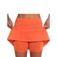 thumbnail image 1 of Keeccty Women Basic Mid Rise Athletic Lining Skort with Pockets, 1 of 4