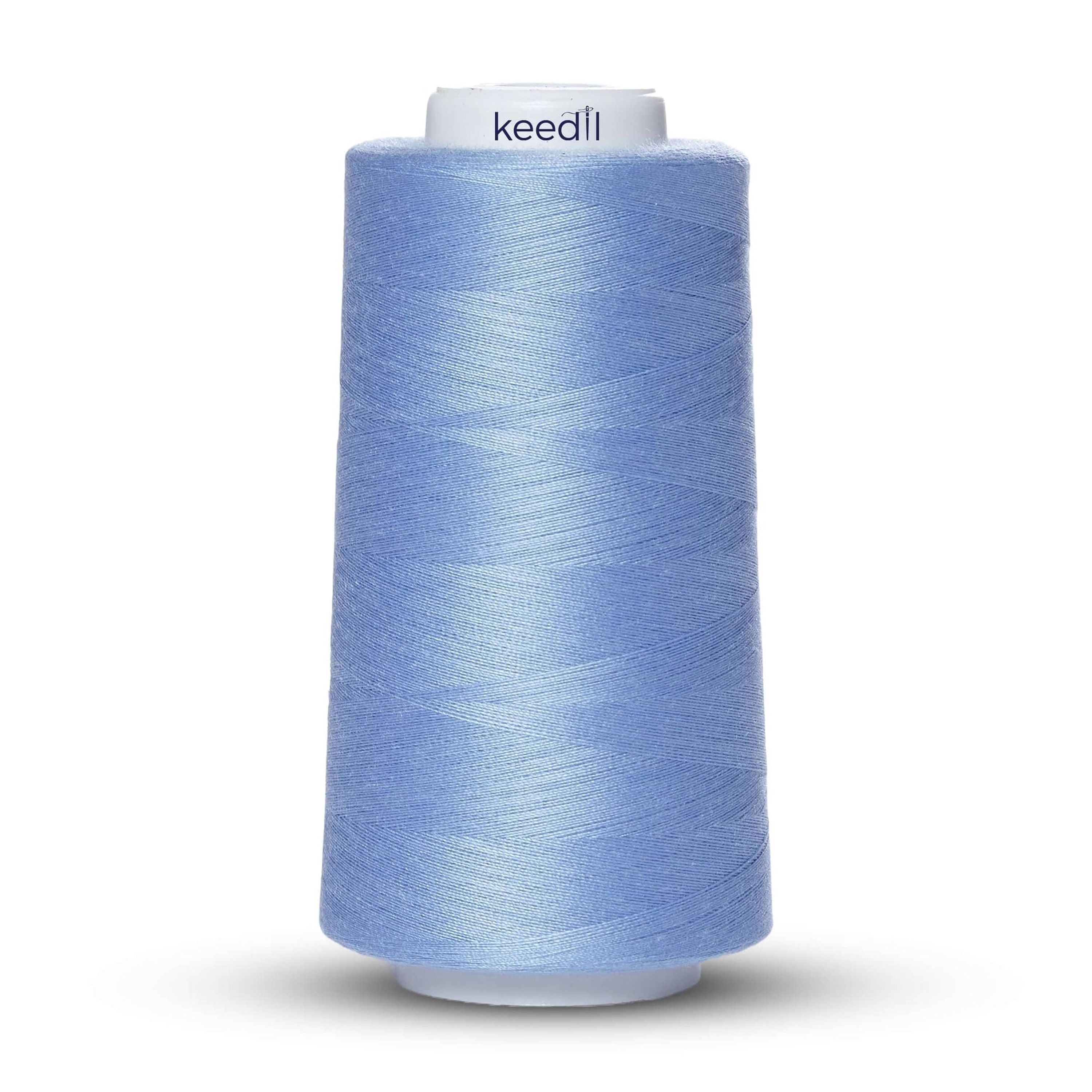 Keedil® All Purpose 2-Ply 40 Weight Polyester 3000 Yard Serger Thread ...