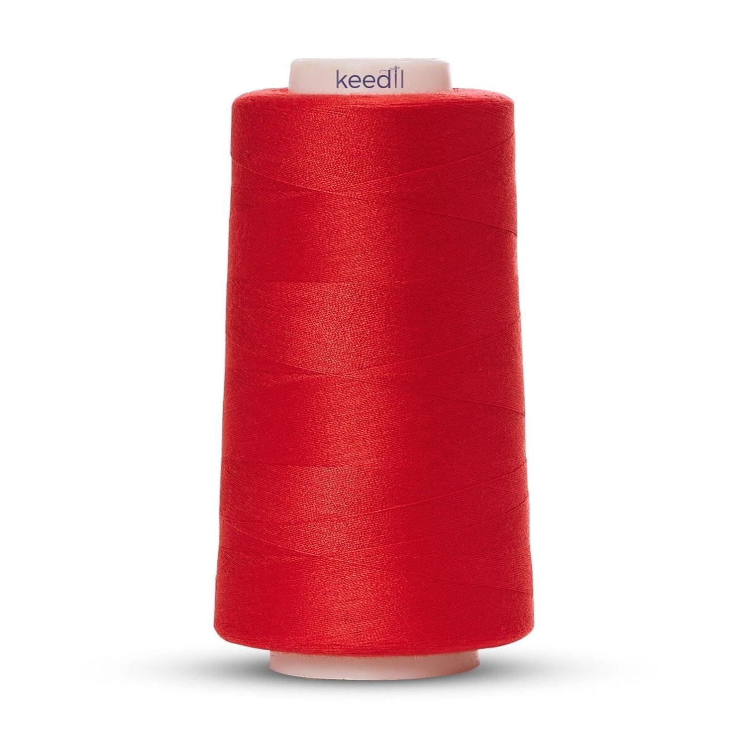 Keedil All Purpose Polyester Serger Sewing Thread - 3000 Yard Spool Red ...