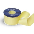 thumbnail image 1 of Keedil® Grosgrain Taffeta Polyester Ribbon For Gift Wrapping, Bows, Sewing, Crafting, Hair Accessories, & Décor (2.25") - Yellow (25 Yards), 1 of 2