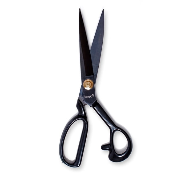 Keedil® Scissors Heavy Duty Manganese Steel Sharp Professional Fabric Dressmaker Tailor Shears - Black (10 Scissors)
