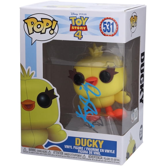 Keegan-Michael Key Toy Story Autographed Ducky #531 Funko Pop! Figurine BAS