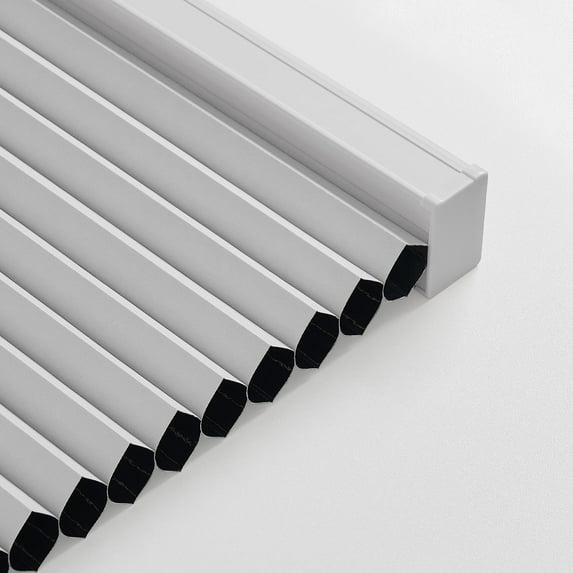 Keego Cellular Shades Cordless Honeycomb Shades for Windows Pull Down Blackout Cellular Blinds 9/16" Single Cell Thermal Insulated Blinds for Home Office(Grey,62"W x48"H)