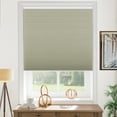 thumbnail image 1 of Keego Cordless Blackout Cellular Shades for Windows Bottom up Pleated Window Blinds Waterproof Thermal Insulated Honeycomb Blinds for Home, Office and Bedroom, Beige 43"W x 48"H, 1 of 7