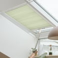 thumbnail image 1 of Keego Cordless Blackout Skylight Blinds Shades for Window Cellular Shades Suitable for Roof Inclined Plane Room Windows Light Yellow 39.5"w x 62"h Excluding Telescopic Rods, 1 of 8