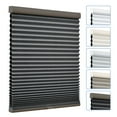thumbnail image 1 of Keego Cordless Cellular Shades Honeycomb Window Shades Pull Down Cellular Blinds Thermal Insulated Window Blinds, Made in US (Blackout - Espresso, 51"W x 64"H), 1 of 7