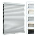 thumbnail image 1 of Keego Cordless Cellular Shades Honeycomb Window Shades Pull Down Cellular Blinds Thermal Insulated Window Blinds, Made in US (Blackout - Mouse, 43"W x 56"H), 1 of 7