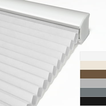 Keego Cordless Cellular Shades Window Blinds Modern Size and Color Customizable White Blind Light Filtering 22"w x 36"h