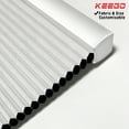 thumbnail image 1 of Keego Cordless Cellular Shades Window Honeycomb Shade Size and Color Customizable White Blackout Fabric White Case 42"w x 60"h, 1 of 10