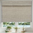 thumbnail image 1 of Keego Cordless Custom Roman Shades for Windows Natural Fabric Roman Blind for Window Treatments Roman Window Shades, Grayish Brown(with Edge Liner,Block 85-90% Light) 20"W x 80"H, 1 of 7