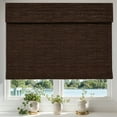 thumbnail image 1 of Keego Cordless Custom Roman Shades for Windows Natural Fabric Roman Blind for Window Treatments Roman Window Shades, Brown(with Edge Liner,Block 85-90% Light) 53"W x 42"H, 1 of 7