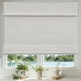 thumbnail image 1 of Keego Cordless Custom Roman Shades for Windows Natural Fabric Roman Blind for Window Treatments Roman Window Shades, White(with Edge Liner,Block 85-90% Light) 26"W x 68"H, 1 of 7