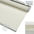 thumbnail image 1 of Keego Cordless Roller Shades Light Filtering Blinds for Windows Room Darkening Rolled Up Shades UV Protection Window Shades Door Blinds for Home and Office(Ivory, 37"W x 48"H), 1 of 8