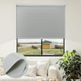 thumbnail image 1 of Keego Cordless Roller Shades for Window Mini 90% Blackout Roller Blinds for Window Doors Custom Gray, 64"W x 48"H, 1 of 6
