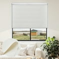 thumbnail image 1 of Keego Cordless Roller Shades for Window Mini 90% Blackout Roller Blinds for Window Doors Custom Ivory, 48"W x 36"H, 1 of 6