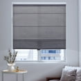 thumbnail image 1 of Keego Cordless Roman Shades Fabric Roman Shades for Window Light Filtering Elegant Blinds for Room Custom Size(Dark Grey, 23"W x 68"H), 1 of 8