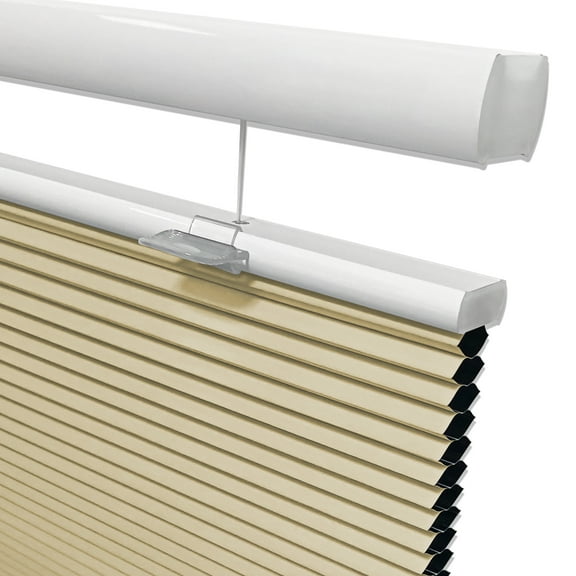 Keego Cordless Top Down Bottom Up Shades Free Moving Cellular Window Blinds Customizable for Home Bedroom Kitchen Decor Creamy 100% Blackout 37"w x 36"h