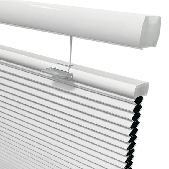 Keego Cordless Top Down Bottom Up Shades Free Moving Cellular Window Blinds Customizable for Home Bedroom Kitchen Decor White 100% Blackout 26"w x 36"h