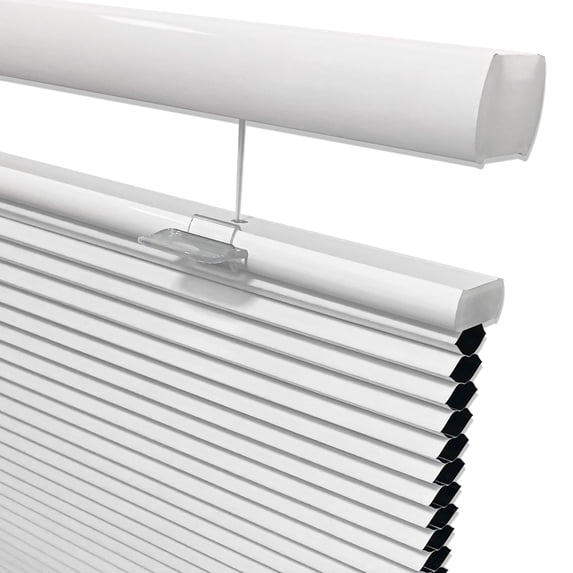 Keego Cordless Top Down Bottom Up Shades Free Moving Cellular Window Blinds Customizable for Home Bedroom Kitchen Decor White 100% Blackout 49"w x 56"h