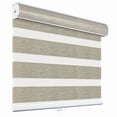 thumbnail image 1 of Keego Cordless Zebra Blinds for Windows 85% Blackout Shades Dual Layer Roller Shades for Home Bedroom Office (Autumn Color, 31"W x 36"H, 1 of 9