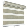 thumbnail image 1 of Keego Cordless Zebra Blinds for Windows 85% Blackout Shades Dual Layer Roller Shades for Home Bedroom Office (Autumn Color, 48"W x 54"H, 1 of 9