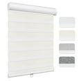 thumbnail image 1 of Keego Custom Size Zebra Shades for Windows Privacy Cordless Windows Shades for Home Office, Beige, 27"W x 42"H, 1 of 9