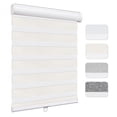 thumbnail image 1 of Keego Custom Size Zebra Shades for Windows Privacy Cordless Windows Shades for Home Office, Beige, 49"W x 42"H, 1 of 9