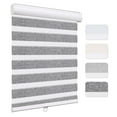 thumbnail image 1 of Keego Custom Size Zebra Shades for Windows Privacy Cordless Windows Shades for Home Office, Dark Gray, 39"W x 48"H, 1 of 9