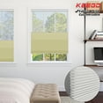 thumbnail image 1 of Keego Day and Night Cordless Cellular Shade Adjustable Dual Use Honeycomb Window Shade Light Filtering Sheer and Blackout Beige 27.5"w x 48"h, 1 of 7
