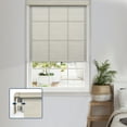thumbnail image 1 of Keego No Drill Cordless Roller Shades No Tools Blinds Tension Light Filtering Roller Shades for Window Easy to Install Custom Size Shades (Beige 41.5"W x 42"H), 1 of 8