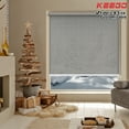 thumbnail image 1 of Keego No Drilling Roller Shades Free Tear Down Light Filtering Privacy Windows Blinds Customizable Color and Size for Home Office and Windows Gray 33"w x 76"h, 1 of 10