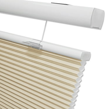 Keego Free Moving Cordless Cellular Shades Window Blinds Size and Color Customizable Creamy 100% Blackout 28"w x 52"h