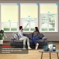 thumbnail image 1 of Keego Motorized Shade Remote Control App Control Voice Control Silent Rechargeable Blackout Roller Blinds Auto Window Blinds Light Yellow,36.0"w x 86"h, 1 of 8